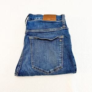 Madewell 9" Mid-Rise Skinny Denim Jeans Raw Hem SZ30